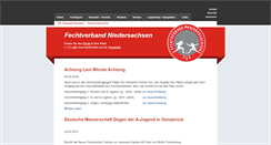 Desktop Screenshot of fechten-nds.de